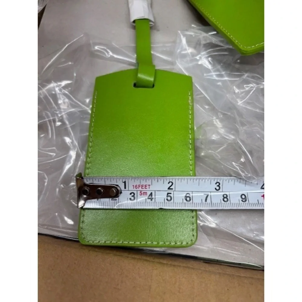 Wholesale Case of 100 Lime Green Luggage Tags